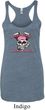 Bikers Against Breast Cancer Ladies Tri Blend Racerback Tank Top