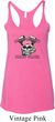 Bikers Against Breast Cancer Ladies Tri Blend Racerback Tank Top