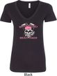 Bikers Against Breast Cancer Ladies V-Neck Shirt