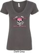 Bikers Against Breast Cancer Ladies V-Neck Shirt