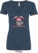 Bikers Against Breast Cancer Ladies V-Neck Shirt