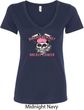 Bikers Against Breast Cancer Ladies V-Neck Shirt