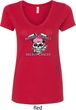 Bikers Against Breast Cancer Ladies V-Neck Shirt