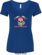 Bikers Against Breast Cancer Ladies V-Neck Shirt