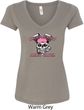Bikers Against Breast Cancer Ladies V-Neck Shirt