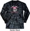 Bikers Against Breast Cancer Long Sleeve Tie Dye Shirt