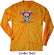 Bikers Against Breast Cancer Long Sleeve Tie Dye Shirt
