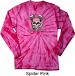 Bikers Against Breast Cancer Long Sleeve Tie Dye Shirt