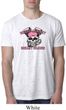 Bikers Against Breast Cancer Mens Burnout Shirt
