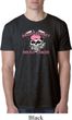 Bikers Against Breast Cancer Mens Burnout Shirt