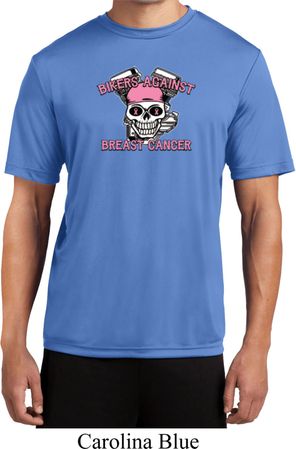 Bikers Against Breast Cancer Mens Moisture Wicking Shirt