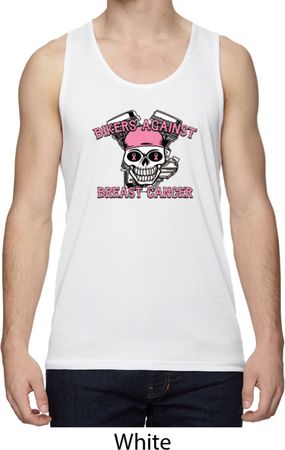 Bikers Against Breast Cancer Mens Moisture Wicking Tanktop