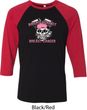 Bikers Against Breast Cancer Mens Raglan Shirt