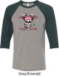 Bikers Against Breast Cancer Mens Raglan Shirt