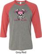 Bikers Against Breast Cancer Mens Raglan Shirt