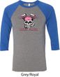 Bikers Against Breast Cancer Mens Raglan Shirt