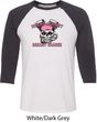 Bikers Against Breast Cancer Mens Raglan Shirt