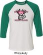 Bikers Against Breast Cancer Mens Raglan Shirt