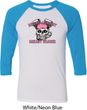 Bikers Against Breast Cancer Mens Raglan Shirt