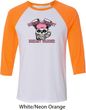 Bikers Against Breast Cancer Mens Raglan Shirt