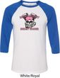 Bikers Against Breast Cancer Mens Raglan Shirt