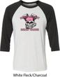 Bikers Against Breast Cancer Mens Raglan Shirt