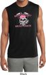 Bikers Against Breast Cancer Mens Sleeveless Moisture Wicking Shirt