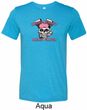 Bikers Against Breast Cancer Mens Tri Blend Crewneck Shirt
