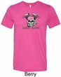 Bikers Against Breast Cancer Mens Tri Blend Crewneck Shirt