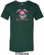 Bikers Against Breast Cancer Mens Tri Blend Crewneck Shirt