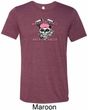 Bikers Against Breast Cancer Mens Tri Blend Crewneck Shirt