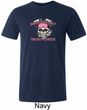 Bikers Against Breast Cancer Mens Tri Blend Crewneck Shirt