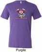 Bikers Against Breast Cancer Mens Tri Blend Crewneck Shirt