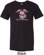 Bikers Against Breast Cancer Mens Tri Blend Crewneck Shirt
