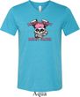 Bikers Against Breast Cancer Mens Tri Blend V-neck Shirt