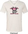Bikers Against Breast Cancer Mens Tri Blend V-neck Shirt