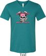 Bikers Against Breast Cancer Mens Tri Blend V-neck Shirt