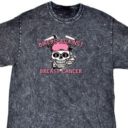 Bikers Against Breast Cancer Mineral Tie Dye Shirt Bikers Against Breast Cancer Mineral Tie Dye Shirt