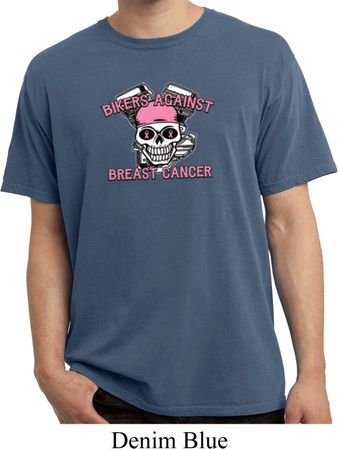 Bikers Against Breast Cancer Pigment Dyed Shirt