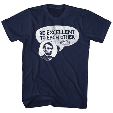 Bill And Ted Shirt Be Excellent Navy Blue T-Shirt