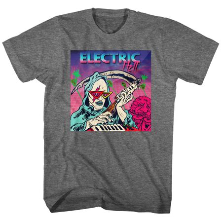 Bill And Ted Shirt Electric Hell Athletic Heather T-Shirt