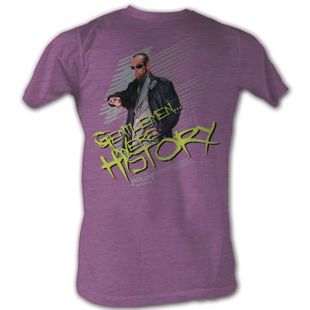 Bill And Ted Shirt Guys We're History Heather Purple Tee T-Shirt