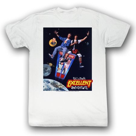 Bill And Ted Shirt Poster White Tee T-Shirt
