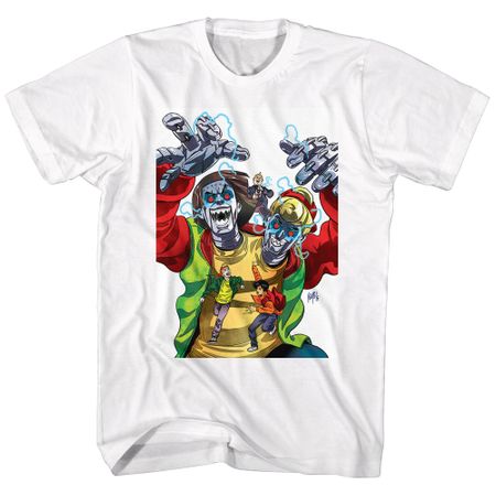 Bill And Ted Shirt Robot Dudes White T-Shirt