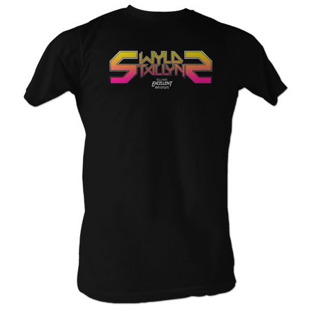 Bill And Ted Shirt Stallyns Wyld Black Tee T-Shirt