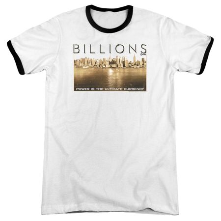Billions Golden City White Ringer Shirt