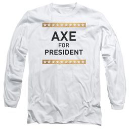 Billions Long Sleeve Shirt Axe For President White Tee T-Shirt Billions Long Sleeve Shirt Axe For President White Tee T-Shirt