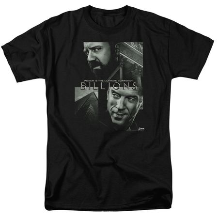 Billions Shirt Currency Poster Black T-Shirt