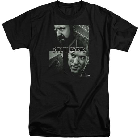 Billions Shirt Currency Poster Black Tall T-Shirt