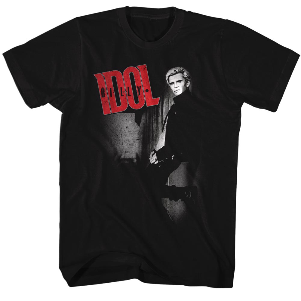 Billy Idol Shirt Billy Black Tee TShirt Billy Idol Shirts